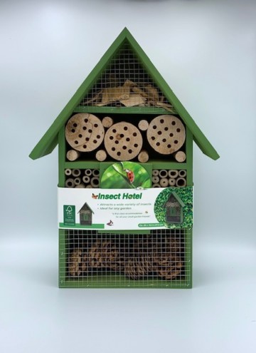 Wilde bijen insecten hotel groen groot