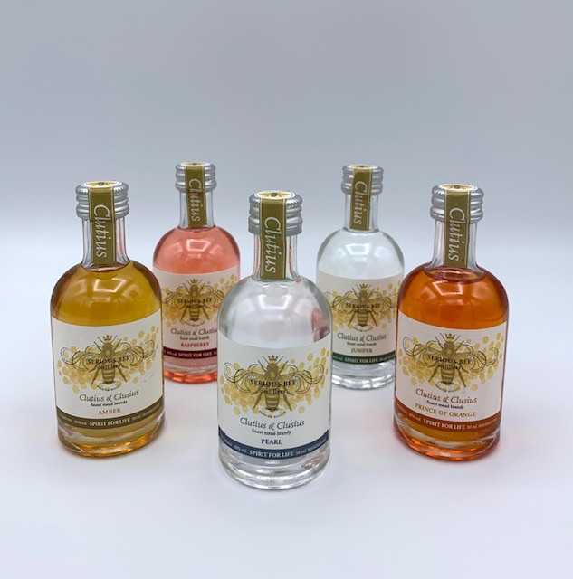 5 flesjes Brandy