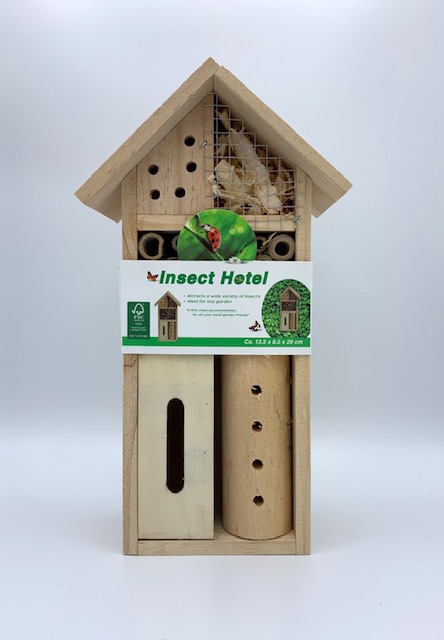 Wilde bijen-insecten hotel klein